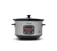 Prestige - Digital Slow Cooker 5.5 Litre - Easy to Use Programmable Timer - 3 Cooking Modes - LCD Display - See Through Glass Lid - 2 Year Guarantee