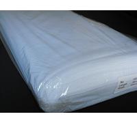 PRESTIGE Stiff Nylon Dress Net fabric plain netting/tutu fabric wedding gowns, veiling tulle, pantomime costumes, fairy dress, skirts - PER METRE (White)