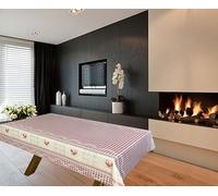 Prestige Tablecloths Farm Check PVC Vinyl Wipe Clean Tablecloth Waterproof Table Protector Table Cover F193-3 (Rectangle-200cmx140cm)