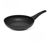 Prestige Thermo Smart Black Round Aluminium Heat Indicator Diamond Infused Non-Stick Frying Pan 24Cm