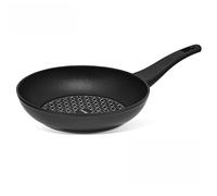Prestige Thermo Smart Black Round Aluminium Heat Indicator Diamond Infused Non-Stick Frying Pan 24Cm