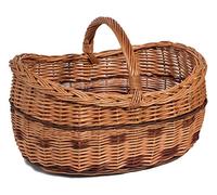 Prestige Wicker Basket Barrel, Brown, X-Large