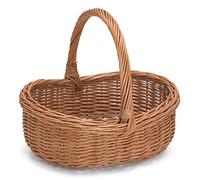 Prestige Wicker Wicker Basket, Willow, Natural, One Size