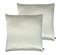 Prestigious Textiles Emboss Metallic Feather Filled Cushion - Twin Pack