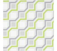 Prestigious Textiles Geometric Wallpaper Green/cream/beige/grey Cubic Zest Non-Woven Paste The Wall