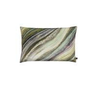 Prestigious Textiles Heartwood Cerulean Velvet Cushion in Green | Size: 40 cm x 60 cm Prestigious Textiles Green 40 cm x 60 cm