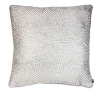 Prestigious Textiles Radiance Feather Filled Cushion, Polyester, Viscose, Chrome
