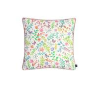 Prestigious Textiles Secret Garden Floral Printed Piped Cushion in Baby Pink | Size: 43 cm x 43 cm Prestigious Textiles Baby Pink 43 cm x 43 cm