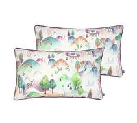 Prestigious Textiles Woodland Walk Feather Filled Cushions Twin Pack, Candyfloss, 60 x 40cm