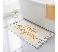 PRESTINE New Luxurious Supersoft Bathmat With Hello Gorgeous Slogan