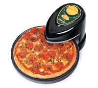 Presto 03434 Pizzaz Plus Swivel Oven - 12 Inch, Countertop Pizza Oven, Non-Stick Tray, Top and Bottom Heating Elements, Easy to Clean, Green/Gold