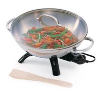 Presto 5900 1500-Watt Stainless-Steel Electric Wok