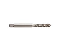Presto 631363-03623 Cobalt High Speed Steel Titanium Nitride Coated R40N Type Spiral Flute Machine Tap, DIN 371, M6 x 1.0, 80mm Length, 10mm Flute Length