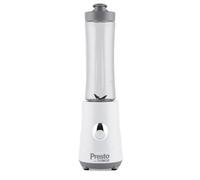 Presto By Tower PT12046WHT Personal Sports Blender and Smoothie Maker, One Touch Switch Stainless Steel Blades,Includes a Dishwasher Proof 1 x 400 ml BPA-Free Sport Bottle, 1.2 Metre Cable, 260W White