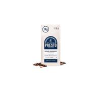 Presto Coffee House Espresso Coffee Beans 1kg Dark Roast Chocolate Almond Notes Rainforest Alliance Certified Arabica Fully Recyclable Packagi