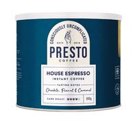Presto Coffee - House Espresso Instant Coffee - 500g - Smooth & Balanced - Chocolate Almond Notes - India Origin Arabica - Rainforest Alliance Certified - Recyclable Packaging