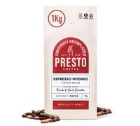 Presto Coffee | Seriously Strong Coffee Beans 1kg | Dark Roast | Chocolate & Toasted Almond Notes | Rainforest Alliance Certified 100% Robusta |