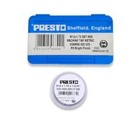 Presto M12 x 1.75 HSS Metric Hand Tap Set (Pack of 3) 6000012.041.75 & M12 x 1.75 HSS Split Die 6410012.01.751-516 from RDGTools