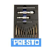 PRESTO Stud Bolt Screw Drill Extractor Kit Broken Removal Set Imperial Metric