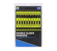 Preston Innovations Double Slider Winders 13cm Yellow 20 Pack One Size