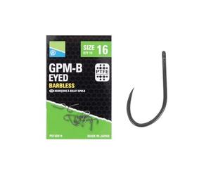 Preston GPM-B Eyed Hooks: 18