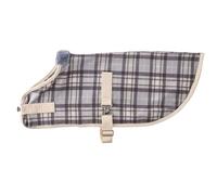 Preston II - The Polar Fleece Coat, Recycled Polar Fleece Warm Dog Jacket for Cold Weather, Small, Medium, Large Dogs , Gray Chesterfield Plaid, Medium (20-45 lbs)