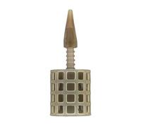 Preston In-Line Cage Feeder 12g, Metal, Bullet Shape, Beige