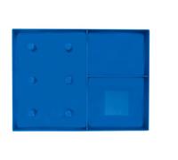 Preston Innovations Drawer Organiser Inserts Shallow Tray Blue