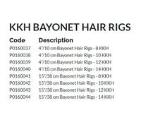 Preston Innovations Bayonet Hair Rigs KKH 15"/38cm Barbed Size 12