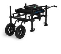 Preston Innovations Absolute Feeder Chair Wheel Kit | Barrow Style Arms | Dual Front Wheels | Stable and Secure Mounting Point | Compatible with All Preston Feeder Chairs | Code P1150004