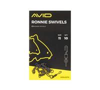 Preston Innovations Avid Ronnie Swivels Size 11 Qty 10 A0640075