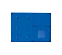 Preston Innovations Drawer Organiser Inserts Shallow Tray Blue