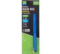 GPM-B Banded Hair Rigs - 4"/10cm - 12 GPM-B, Blue One Size