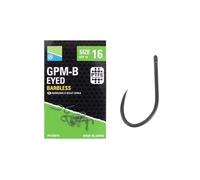 Preston Innovations GPM-B Eyed Barbless Hooks - Size 18