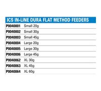 Preston ICS In-Line Dura Flat Method Feeders: Small 45g