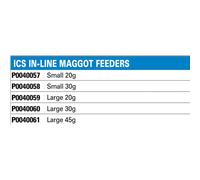Preston Innovations ICS In-Line Maggot Feeders - Small 20g