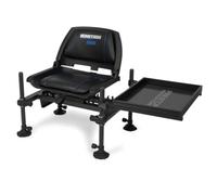 Preston Innovations Ignition 360 Seat Box Chair | Coarse Fishing Feeder Chair with 360 Comfortable Swiveling Seat | Four Telescopic Legs | Strong Robust and Lightweight Frame | Code P0120028