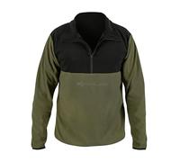 Preston Innovations Korum Embossed Microfleece 2XL | Breathable Mid-Layer | Embossed Korum Logo | Half Length Zip | Comfortable Fleece Arm and Body Panels | Code K0350151