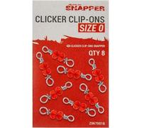 Preston Innovations Korum Snapper Clicker Clip-Ons Qty 8 (Size 1)