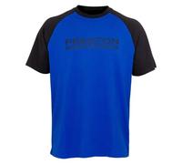 Preston Innovations Lightweight Blue Raglan T-Shirt, 3XL, Match Fishing T-Shirt, Relaxed Fit, Freedom of Movement, Lightweight 160gsm Cotton, Code P0200589.