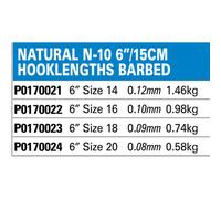 Preston Innovations Natural N-10 Barbed Leader 15 Cm