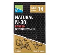Preston Innovations Natural N-30 Hooks - Size 12