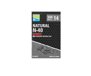 Preston Innovations Natural N-40 Hooks - Size 20