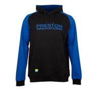 Preston Innovations Raglan Pullover Hoody XL, Black, Match Fishing Hoody, Comfortable and Durable, Chuncky Pull Cords, Elasticated Cuffs, Large Front Pocket, Code P0200601.