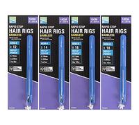 Preston Innovations Rapid Stop Hair Rigs Barbless KKM-B 4" 10cm Qty 8