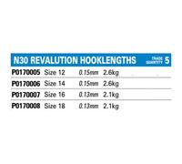 Preston Revalution N30 Hooklength (Hooksize: 14)