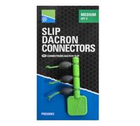 Slip Dacron Connectors - Medium, Green One Size