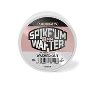 Preston Innovations SonuBaits Spike'um Wafters 8mm Washed Out, 40g Tub, Match Fishing Hookbaits, Critically Balanced, Perfect Texture, Castable, Nusiance Fish Proof, Long Lasting Bouyancy.