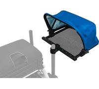 Preston Innovations Ventalite Small Hoodie Side Tray | Match Fishing Seatbox Tray with Cover | Fits up to 4 Bait Tubs | Ventamesh Base | Hood Offers Rain and Sun Protection for Bait | Code P0110121