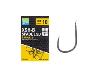 Preston Innovations XSH-B Barbless Spade End Hooks - Size 16
